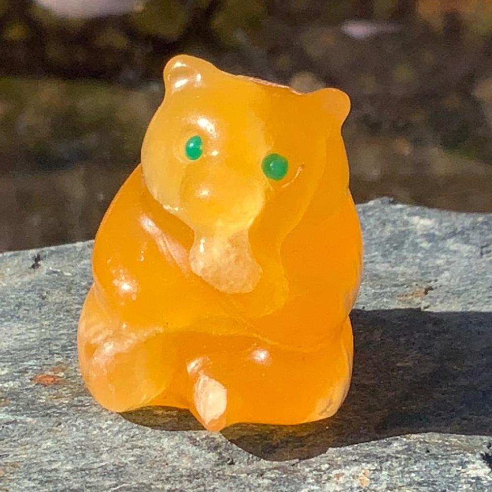 QUARTZITE HAND CARVED PANDA